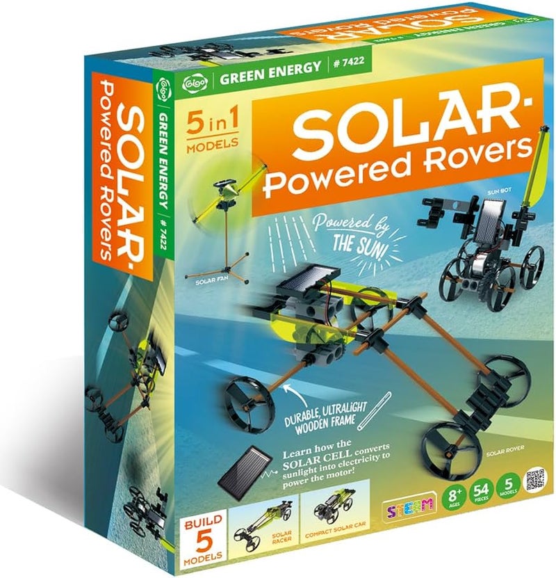 Gigo Solar Powered Rover Kit - 5 in 1 Models for STEM Learning - Image 1