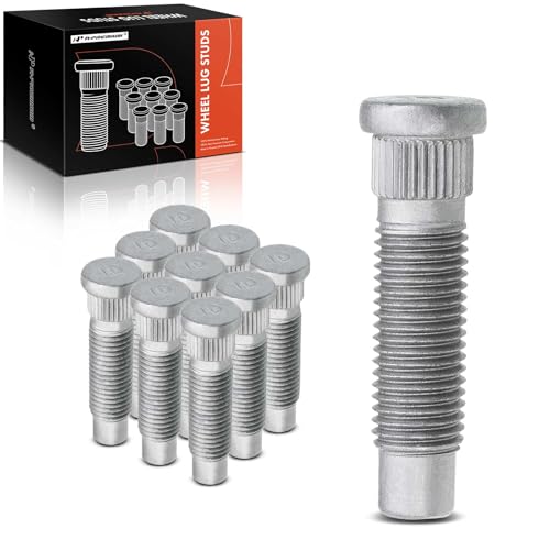 A-Premium M12-1.50 Wheel Studs Compatible with Chevrolet Equinox Malibu Impala Monte Carlo S10 GMC Envoy Cadillac Buick Front or Rear Side 10-PC Set - Image 1
