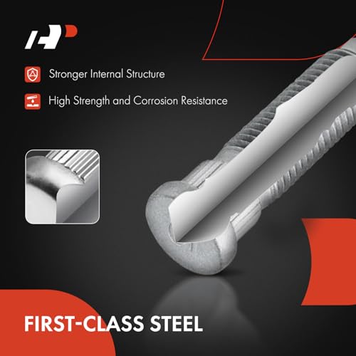 A-Premium M12-1.50 Wheel Studs Compatible with Chevrolet Equinox Malibu Impala Monte Carlo S10 GMC Envoy Cadillac Buick Front or Rear Side 10-PC Set - Image 4