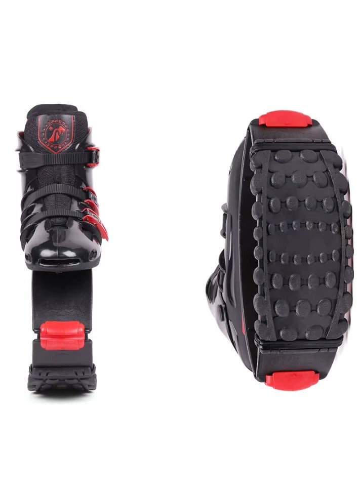 كانجرو أحذية القفز النطاطة القابلة للتعديل، أحذية نطاطة مانعة للانزلاق، أحذية جري مضادة للجاذبية مع بطانة قابلة للإزالة - Image 2