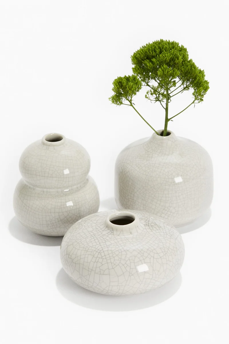 H&M Small stoneware vase
