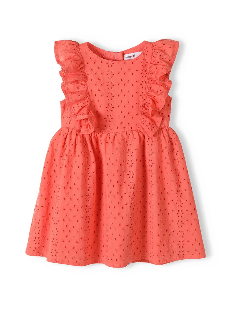 مينوتي Kids Girls Broderie Anglaise Dress