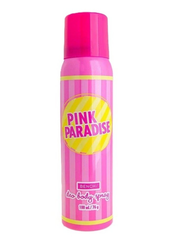 Bench 2Pcs Pink Paradise Deo Body Spray 100ml - Image 2