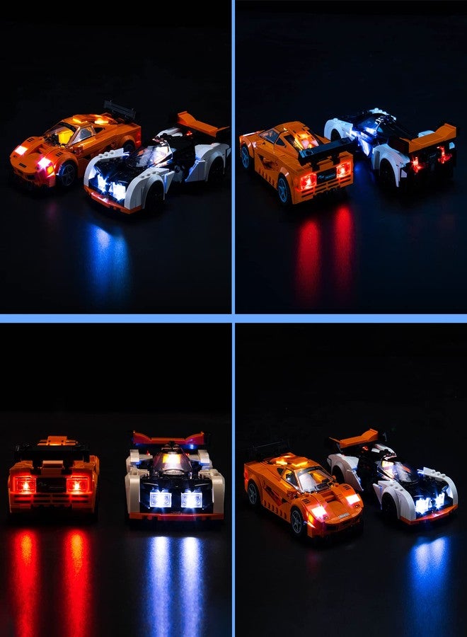 VONADO LED Light Kit Compatible with Lego Speed Champions Sets 76918, DIY Lighting Compatible with Lego McLaren Solus GT (NO Model,ONLY Light) - Image 2