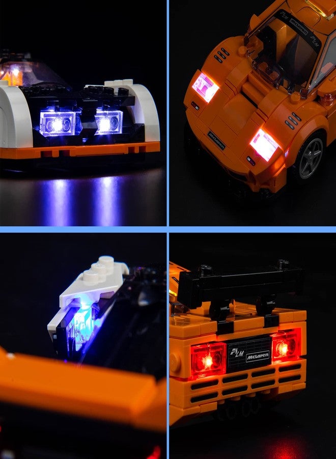 VONADO LED Light Kit Compatible with Lego Speed Champions Sets 76918, DIY Lighting Compatible with Lego McLaren Solus GT (NO Model,ONLY Light) - Image 3
