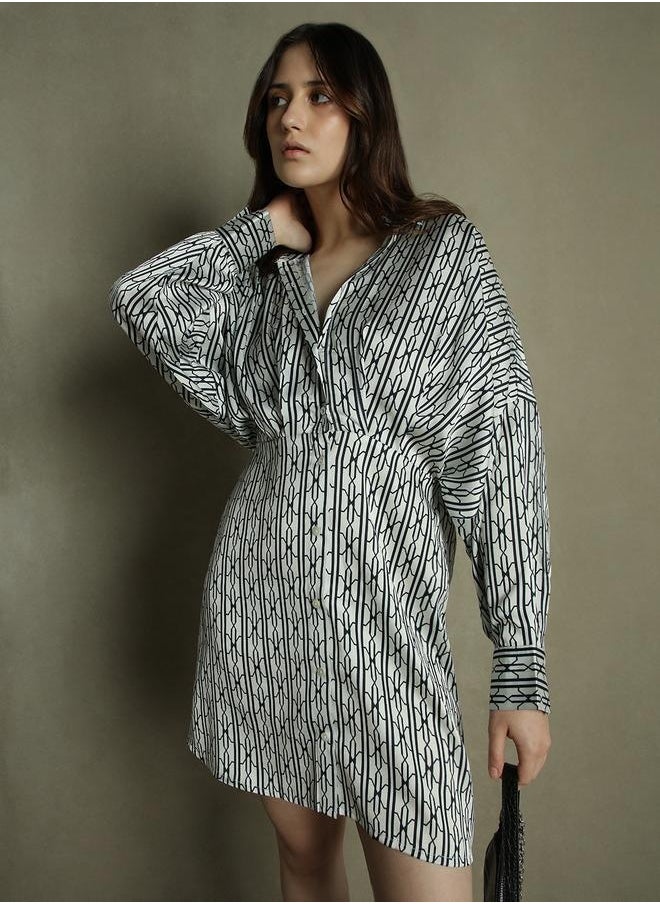 Dennis Lingo Black Shirt Dress for Women - Relaxed Fit, Stylish  - Image 4