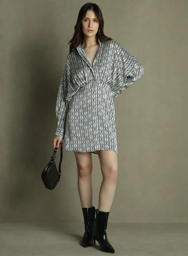 Dennis Lingo Striped Mini Dress