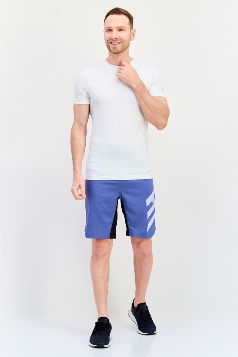Adidas Men Regular Fit 9 Inseam Terrex Agravic Trail Running Shorts, Steel Blue - Image 4