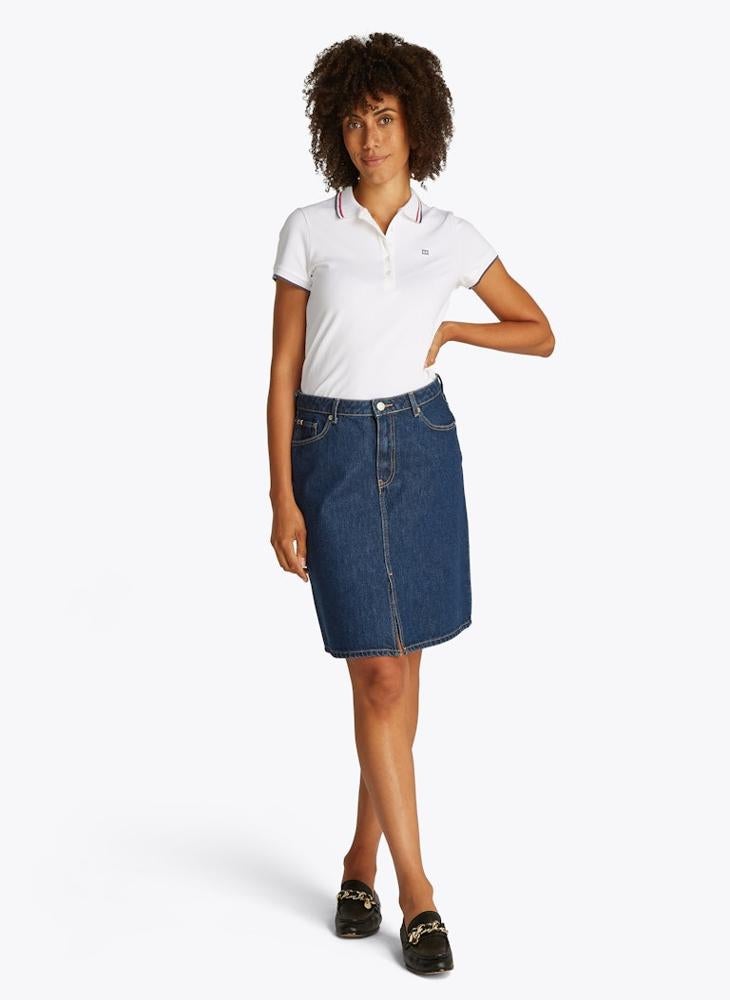 TOMMY HILFIGER Sporty Slim Polo T-Shirt  - Image 4