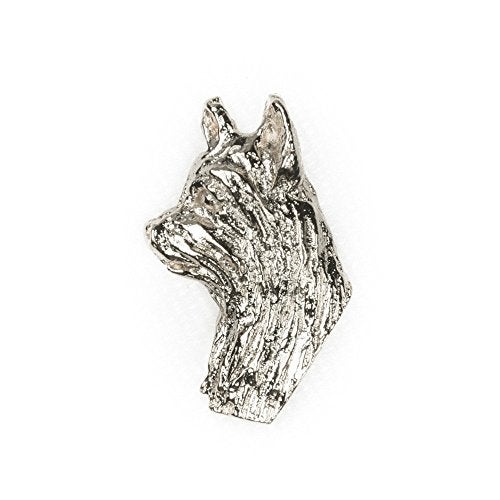 DOG ARTS JP Australian Silky Terrier Made in U.K Artistic Style Dog Clutch Lapel Pin Collection - Image 1