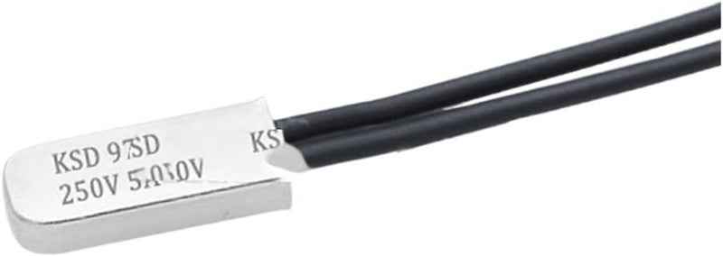 حماية حرارية من نوع ترموستات KSD9700 بجهود 250V ودرجات حرارة تتراوح بين 15C و95C (قطعة واحدة، إغلاق طبيعي، 45℃) - Image 1