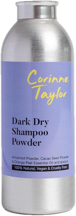 Corinne Taylor بودرة الشامبو الجاف العضوي من كورين تايلور - جريب فروت، بالماروزا، كلاري ساج، خالية من التلك، طبيعية 100%، نباتية، 85 جرام - Image 1