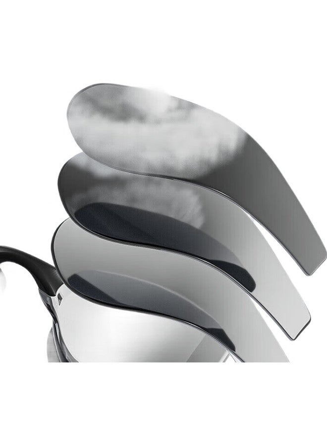 Keep Swimming Goggles For Men And Women, High-Definition Waterproof Anti-Fog Professional Coated Swimming Glasses And Swim Cap Set, Swimming Equipment, Piano Black - Image 1