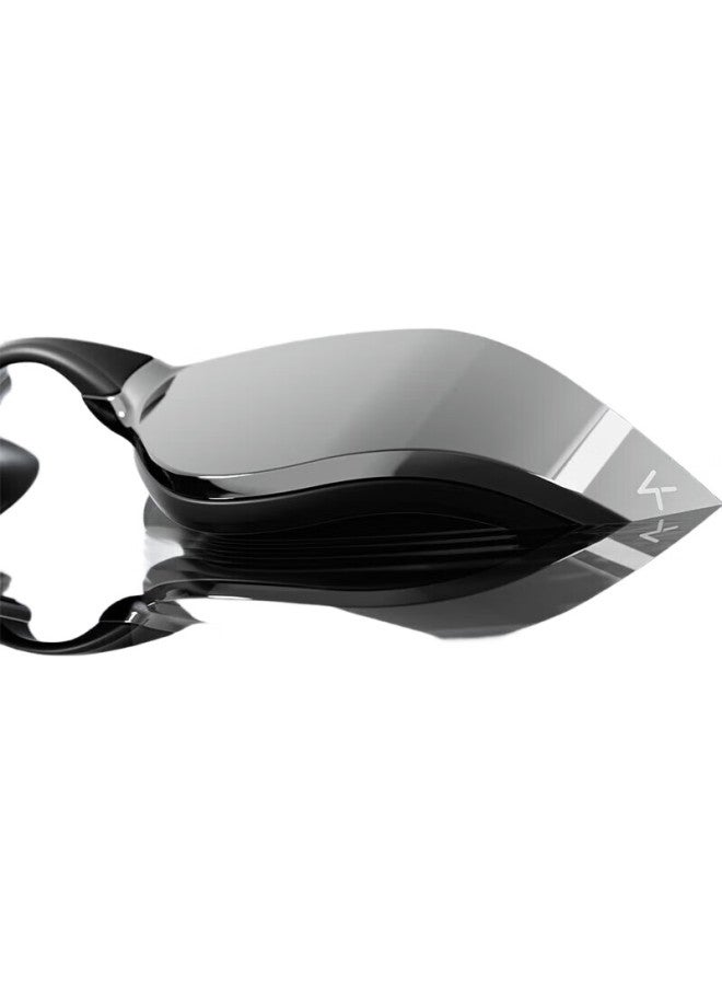 Keep Swimming Goggles For Men And Women, High-Definition Waterproof Anti-Fog Professional Coated Swimming Glasses And Swim Cap Set, Swimming Equipment, Piano Black - Image 2