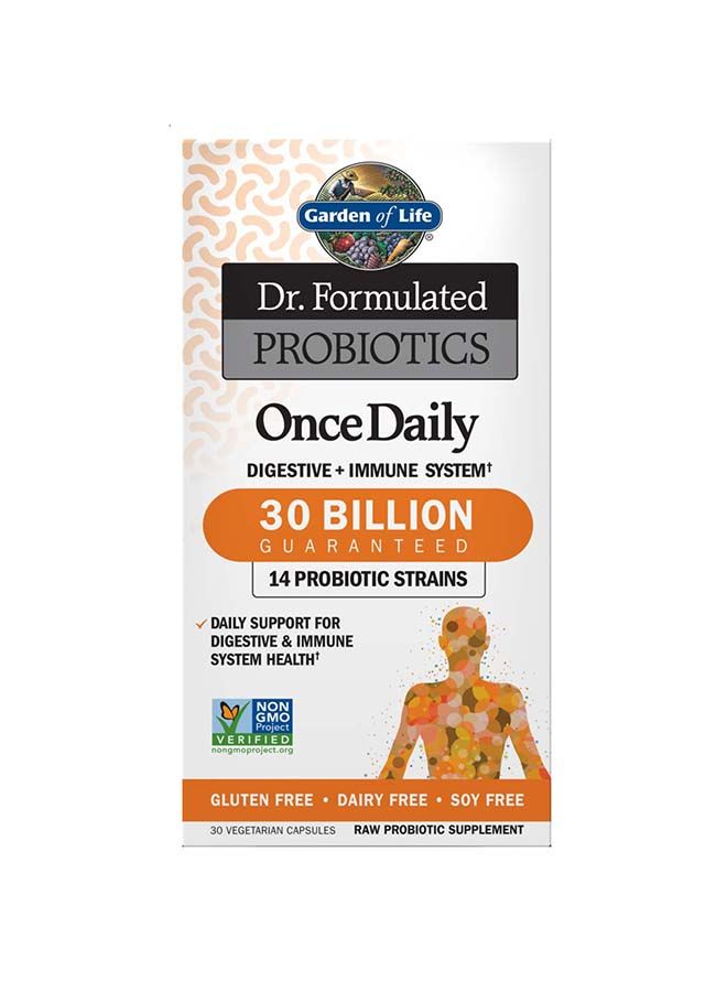 Garden of Life Dr Formulated Probiotics Once Daily 30 Vegetarian Capsules