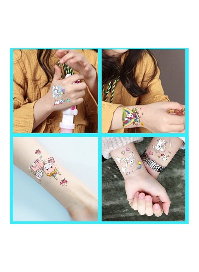 نيبمينينت ملصقات تاتو بتصميم يونيكورن من 10 أوراق - Image 2