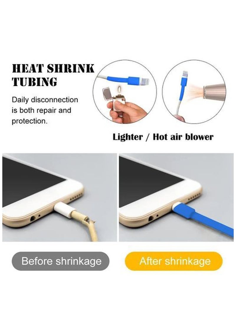 164 Pcs Electric Insulation Heat Shrink Wrap Cable Sleeve  in 8 Sizes  - Image 3