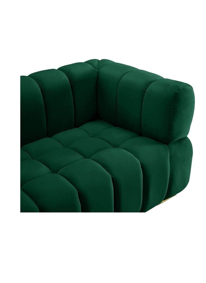 Comfynest - Luxurious Three-Seater Velvet Arm Sofa Ideal for Living Rooms, Guest Rooms, and Hotels - Image 1