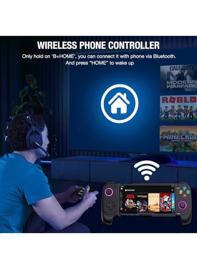 وحدة تحكم للألعاب المحمولة لهواتف آيفون/أندرويد، وحدة تحكم ألعاب لاسلكية تدعم جراب الهاتف - متوافقة مع لعبة Xbox Game Pass، Steam Link، Call of Duty، Roblox وMinecraft - Image 2