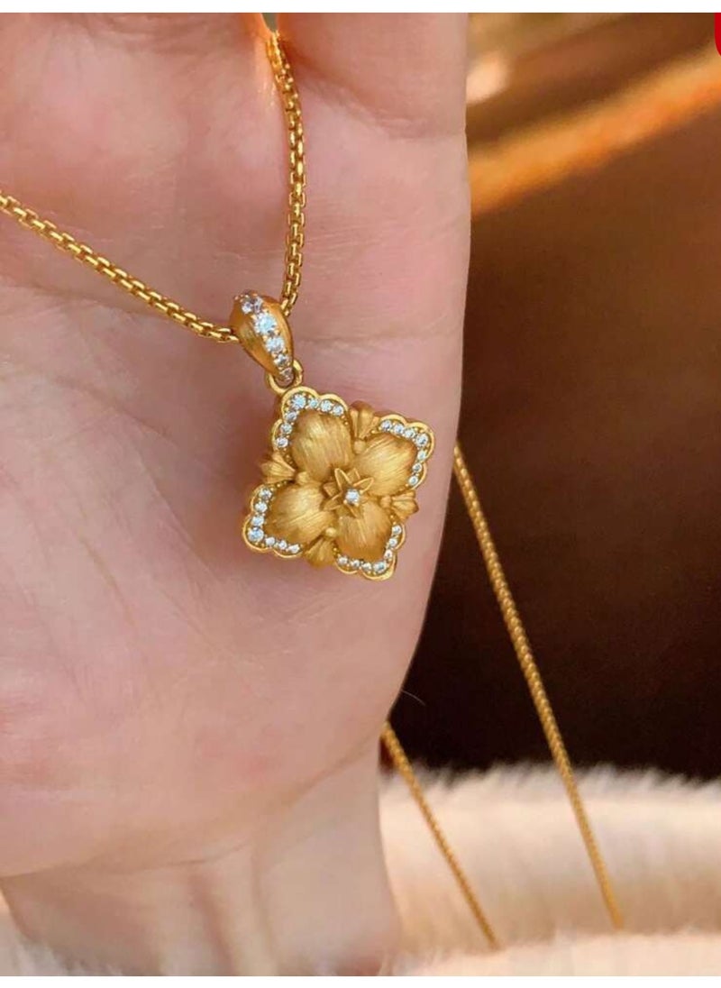 GOLDMAX 21k Gold Plated Necklace For Women  - Image 2