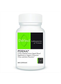 Davinci Labs Perna - Helps Support Joint Health with New Zealand Green Mussel, a Source of Omega-3, 6, 9 Fatty Acids, Glucosamine & Chondroitin - 180 Capsules (90 Servings)  - Image 1