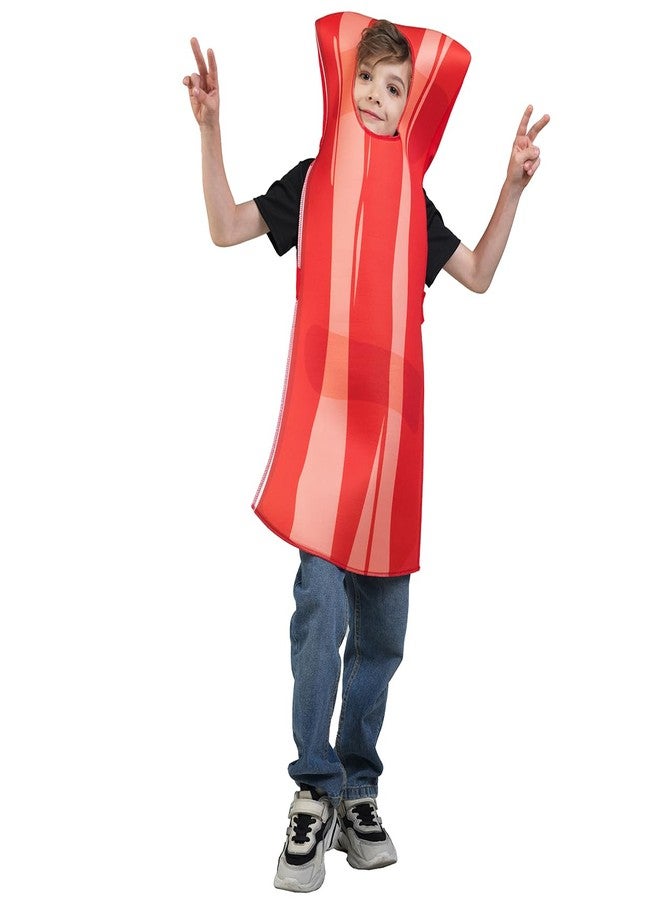 DSplay Breakfast Bacon Costume Kids Cosplay Food Costumes Funny Halloween (8-14 years old) - Image 2