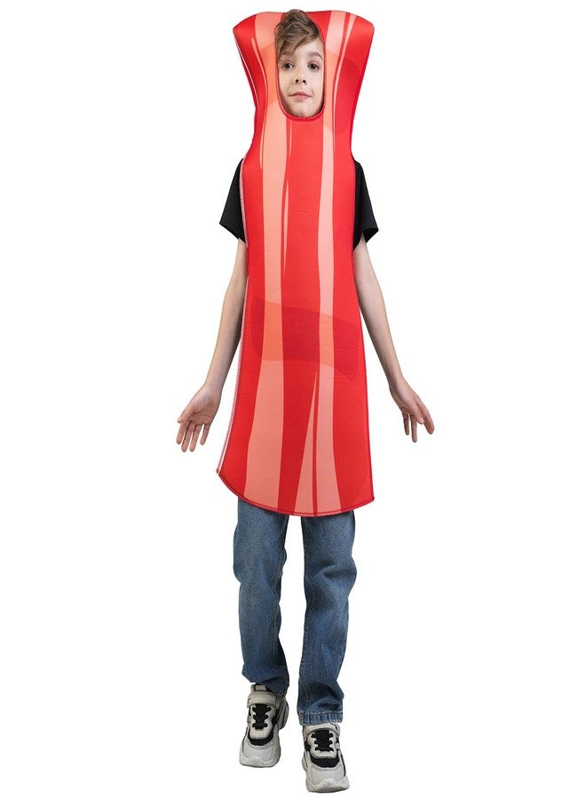 DSplay Breakfast Bacon Costume Kids Cosplay Food Costumes Funny Halloween (8-14 years old) - Image 3