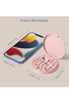General Multi USB Charging Adapter Cable Kit, USB C to Lighting Adapter Box, Conversion Set USB A and Type C to Male Micro/Type C/Lightning, Data Transfer, Card Storage, Tray Eject Pin, Phone Holder  - Image 2