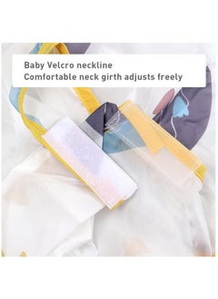 KASTWAVE Hair Cutting Cape for Kids, Haircut Cape Umbrella Design Barber Hairdressing Cloak Foldable Adjustable Toddler Hair Catcher Cape Girl Boy for Children  - Image 3