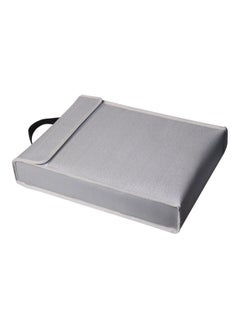 NIBEMINENT Portable Fireproof Document Bag Silver 