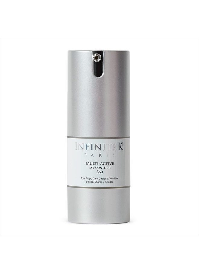 Infinitek - ® Paris, Multi-Active Collagen Eye Cream and Retinol Serum Eye Contour. Anti Aging - Reduces Wrinkles & Fine Lines, Fades Dark Spots. 0.50 Fl Oz - Image 1