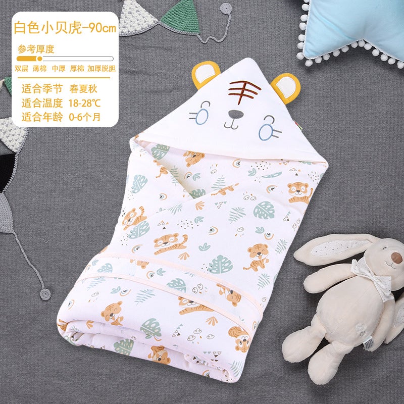 [Factory Direct Supply] Rabbit Year Baby Holding Quilt Spring, Autumn and Winter Thickened Pure Cotton Newborn Package for Birth Room Supplies - Image 1