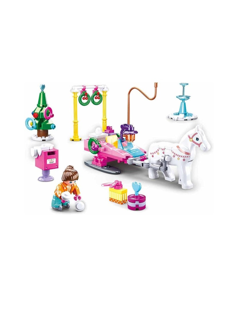 Sluban - Girl Dream Town New Year Bricks Set 149 Pieces - M38-B0889C - Image 2