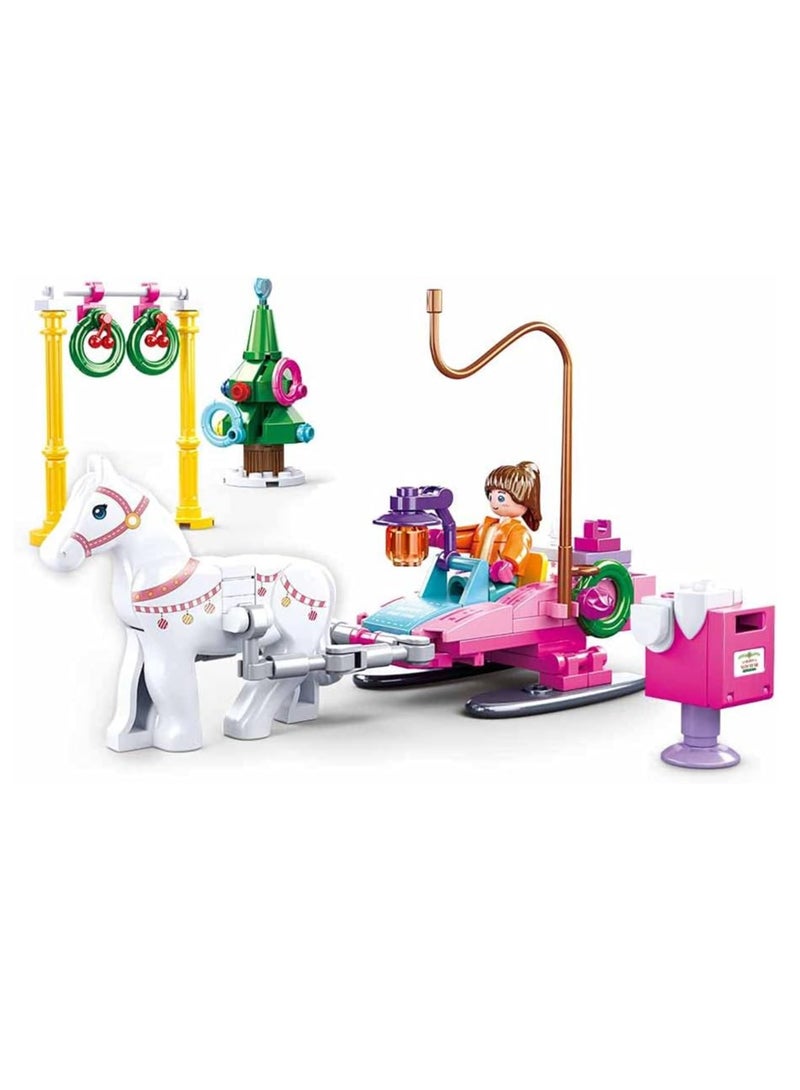 Sluban - Girl Dream Town New Year Bricks Set 149 Pieces - M38-B0889C - Image 3