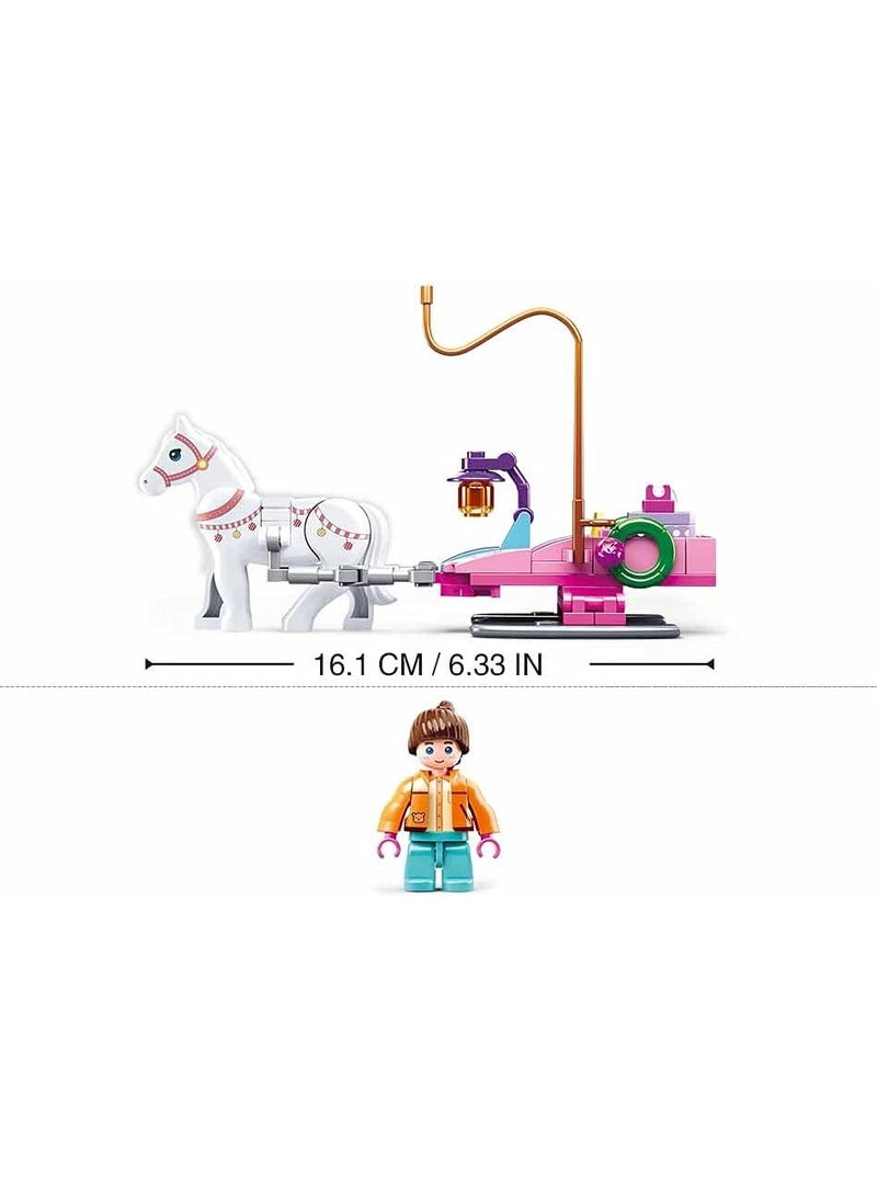 Sluban - Girl Dream Town New Year Bricks Set 149 Pieces - M38-B0889C - Image 4