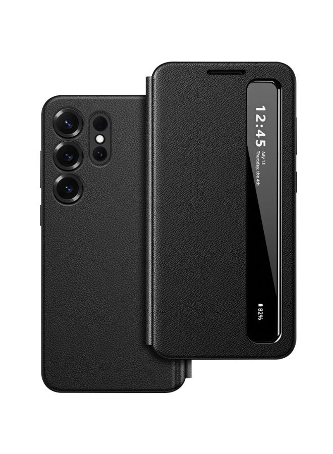 Smart View Touch Control Clear View Case for Samsung Galaxy S25 Ultra 5G - Image 1