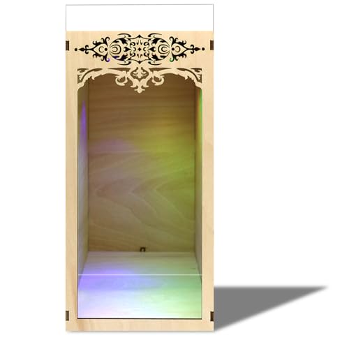 ETKVR Book Nook Kit Simple Booknook Bookend Miniature Dollhouse House Kit for Beginner DIY 3D Puzzle Model with LED Light and Dust Cover - Image 1