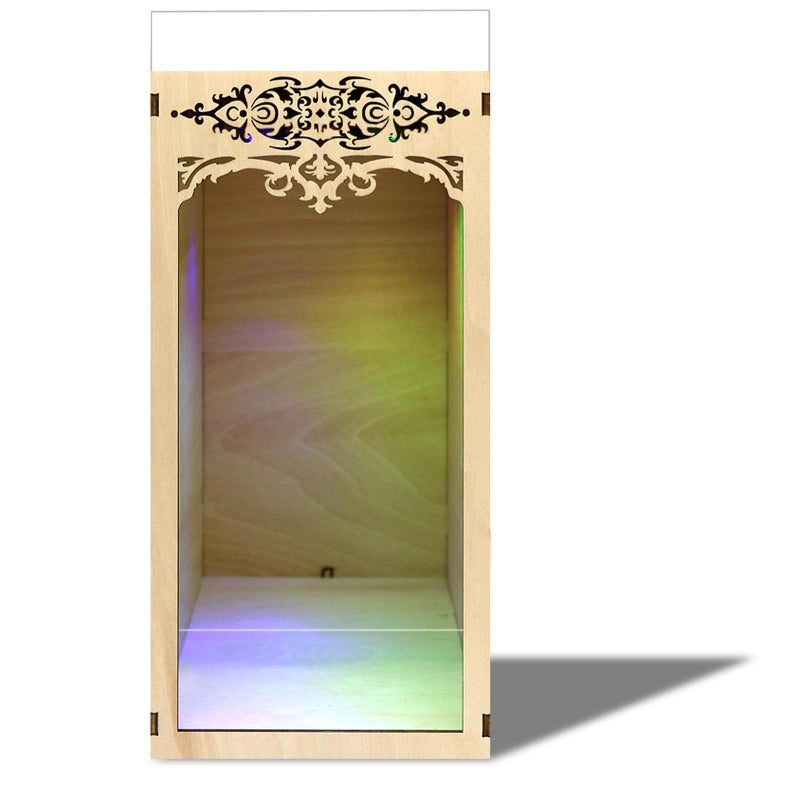 ETKVR Book Nook Kit Simple Booknook Bookend Miniature Dollhouse House Kit for Beginner DIY 3D Puzzle Model with LED Light and Dust Cover - Image 3