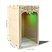 ETKVR Book Nook Kit Simple Booknook Bookend Miniature Dollhouse House Kit for Beginner DIY 3D Puzzle Model with LED Light and Dust Cover - Image 4