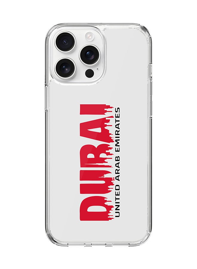 Stylizedd غطاء آيفون 16 برو ماكس [متوافق مع ماغسيف] غطاء مغناطيسي رقيق شفاف - أفق دبي - Image 1