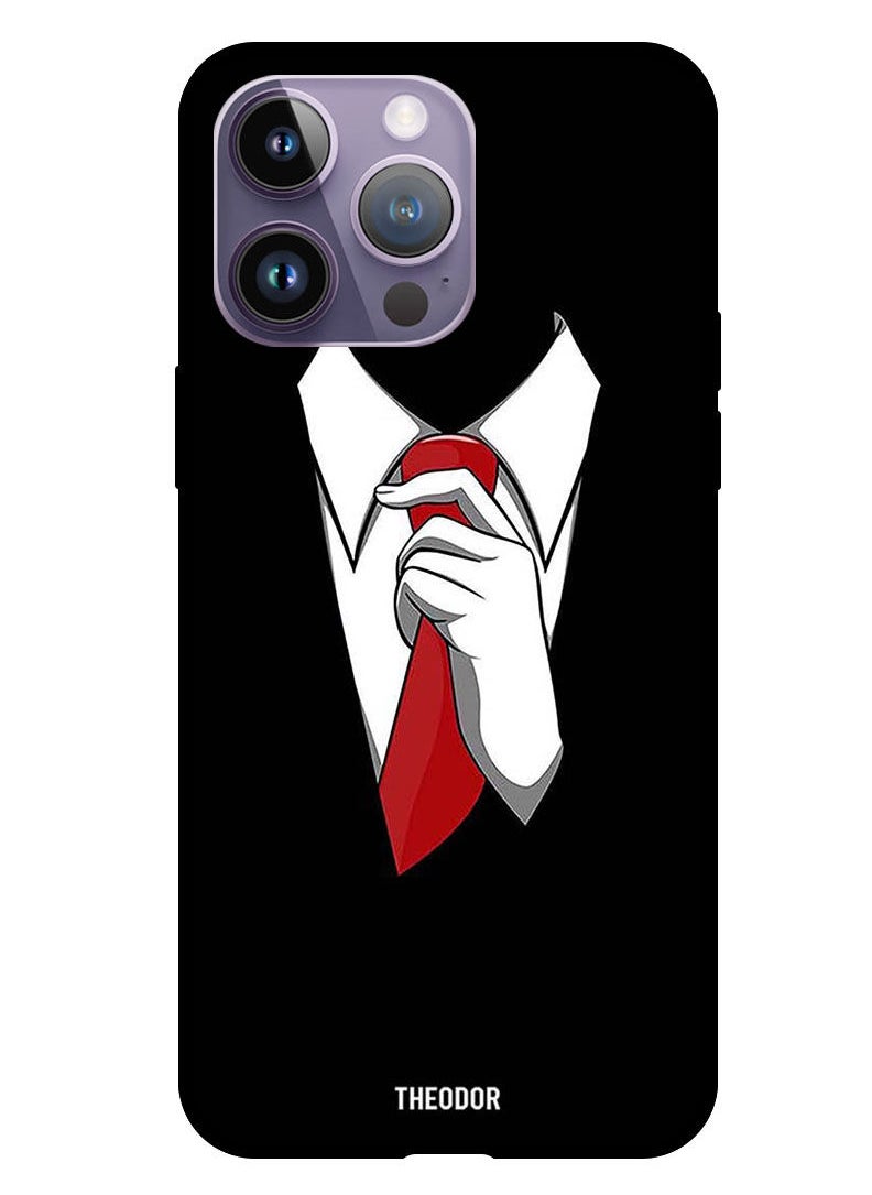 Theodor - Protective Case Cover For Apple iPhone 14 Pro Max 6.7" 2022 Men Suit - Image 1