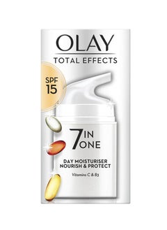 Olay Day Moisturizer Total Effects 7 In 1 Anti-Ageing Day Cream Spf15 Multicolour 50ml  - Image 1
