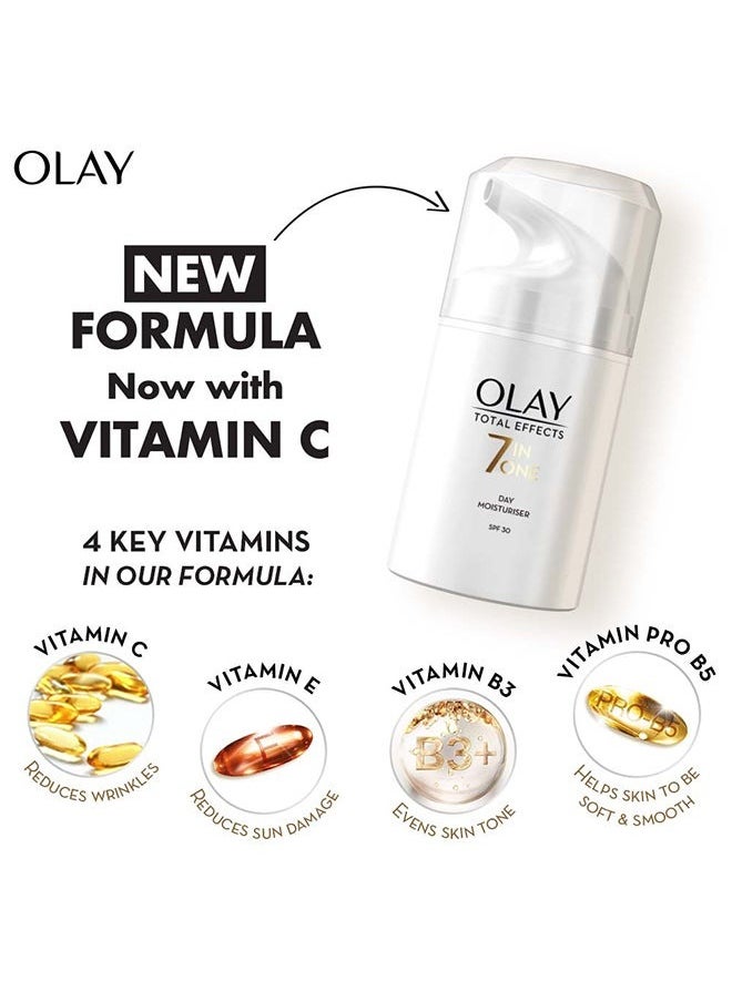 Olay Day Moisturizer Total Effects 7 In 1 Anti-Ageing Day Cream Spf15 Multicolour 50ml  - Image 2