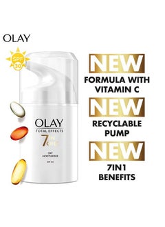 Olay Day Moisturizer Total Effects 7 In 1 Anti-Ageing Day Cream Spf15 Multicolour 50ml  - Image 3