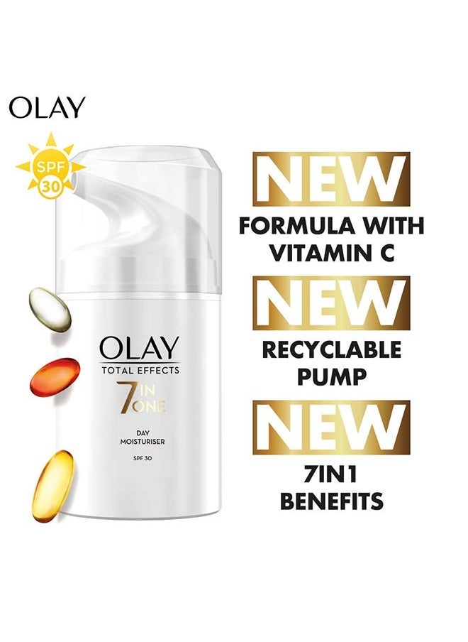 Olay Day Moisturizer Total Effects 7 In 1 Anti-Ageing Day Cream Spf15 Multicolour 50ml  - Image 3