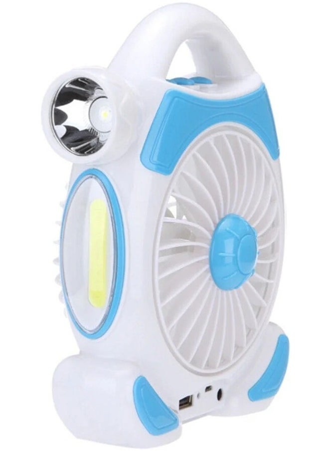 Multi-Functional Cordless Fan, Portable Reachargeable Fan With Flashlight