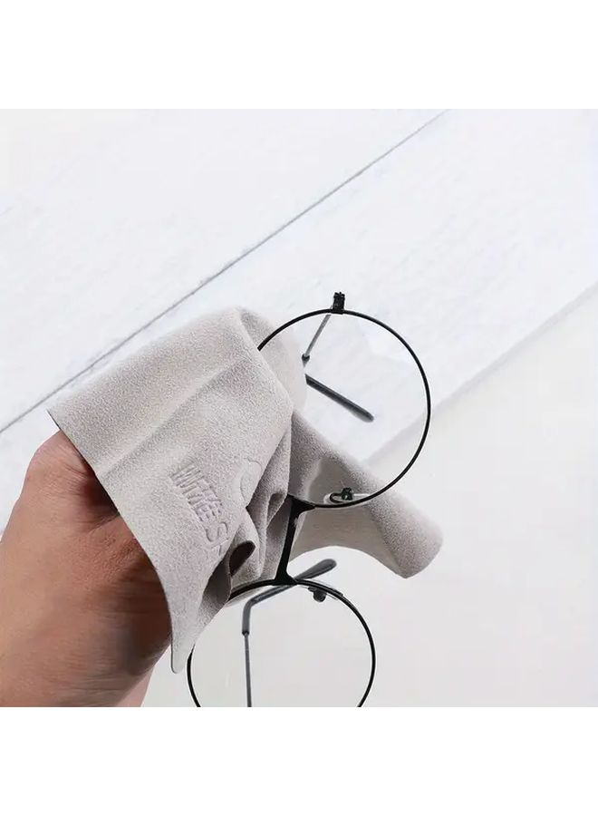 10 Pcs Suede Microfiber Cloths Beige Grey Reusable Lens Screen Wipes Soft High Quality Cleaner For Eyeglasses Phones Cameras - Image 5