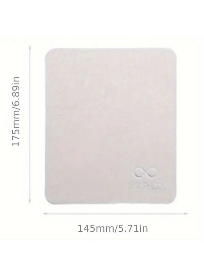 10 Pcs Suede Microfiber Cloths Beige Grey Reusable Lens Screen Wipes Soft High Quality Cleaner For Eyeglasses Phones Cameras - Image 4