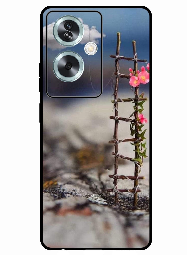 Theodor Protective Case Anti Scratch Shock Proof Bumper Cover For Oppo A79 5G Cloud with Stair - Image 1