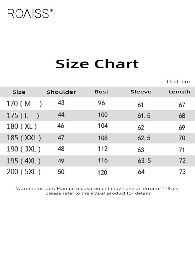 رويس بلوزة رجالية كاجوال بأكمام طويلة وفتحة رقبة على شكل حرف V من مزيج القطن مع تفاصيل أزرار مزخرفة، نسيج محبوك ناعم يوفر تمددًا طفيفًا، ملاءمة مريحة مثالية للارتداء اليومي المريح في الربيع والخريف - Image 4